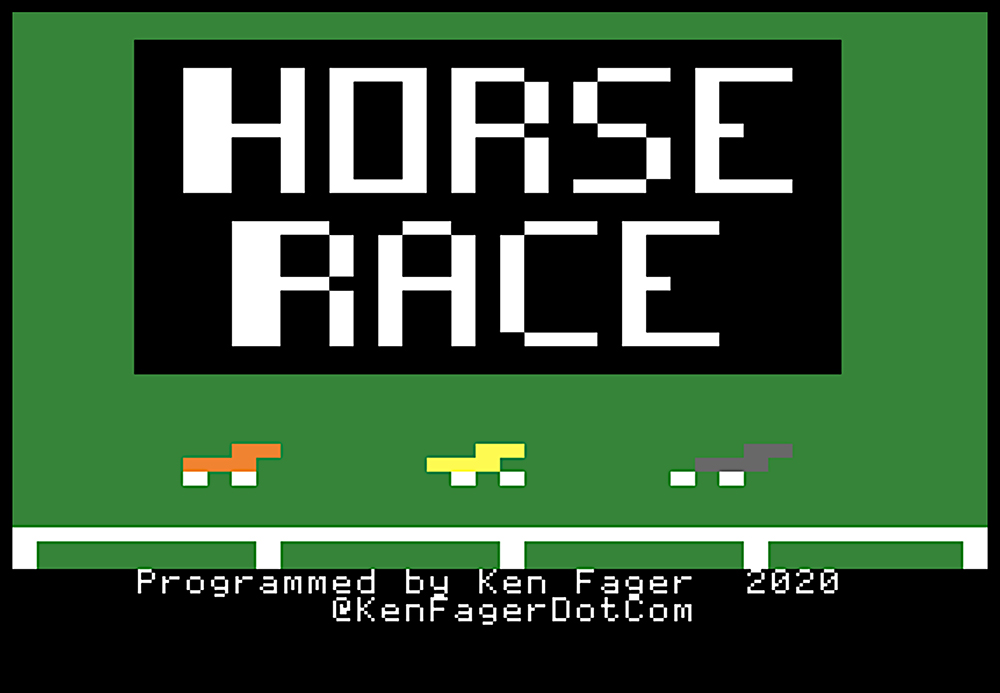 Horse Race Title Screen